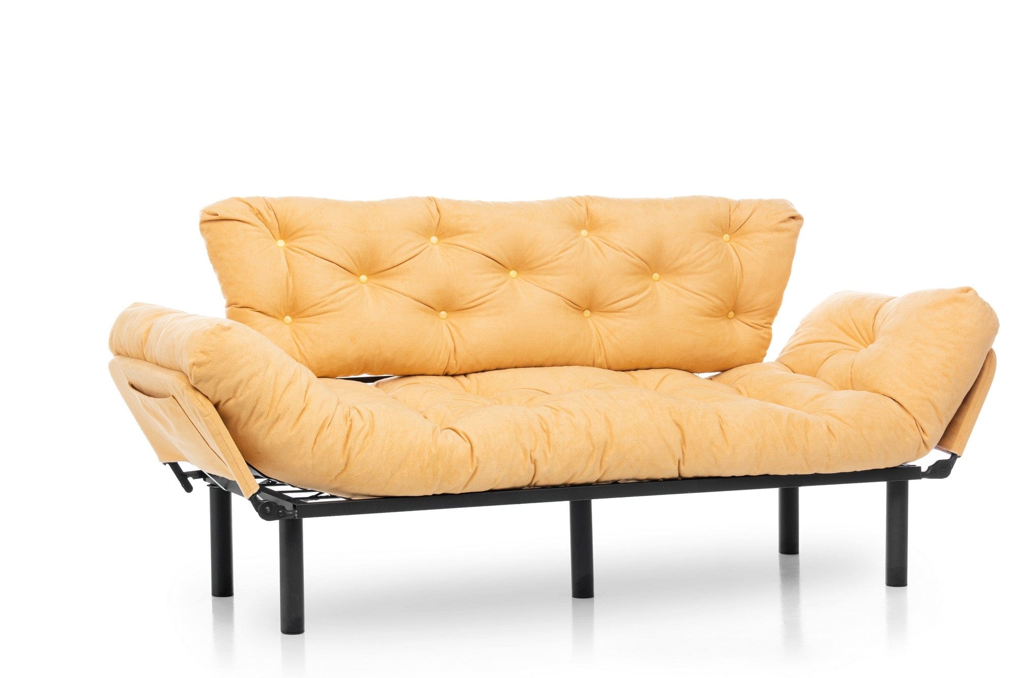 Asir Divano Letto 3 posti in tessuto Nitta Giallo