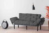 Asir Divano Letto 3 posti in tessuto Nitta Grigio
