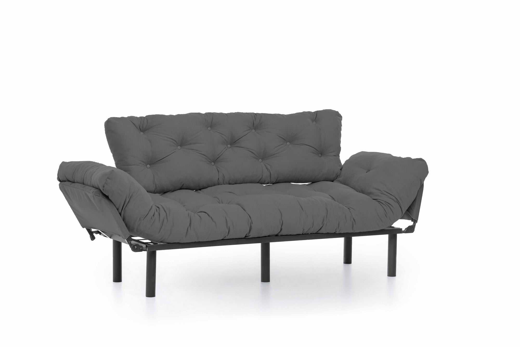 Asir Divano Letto 3 posti in tessuto Nitta Grigio