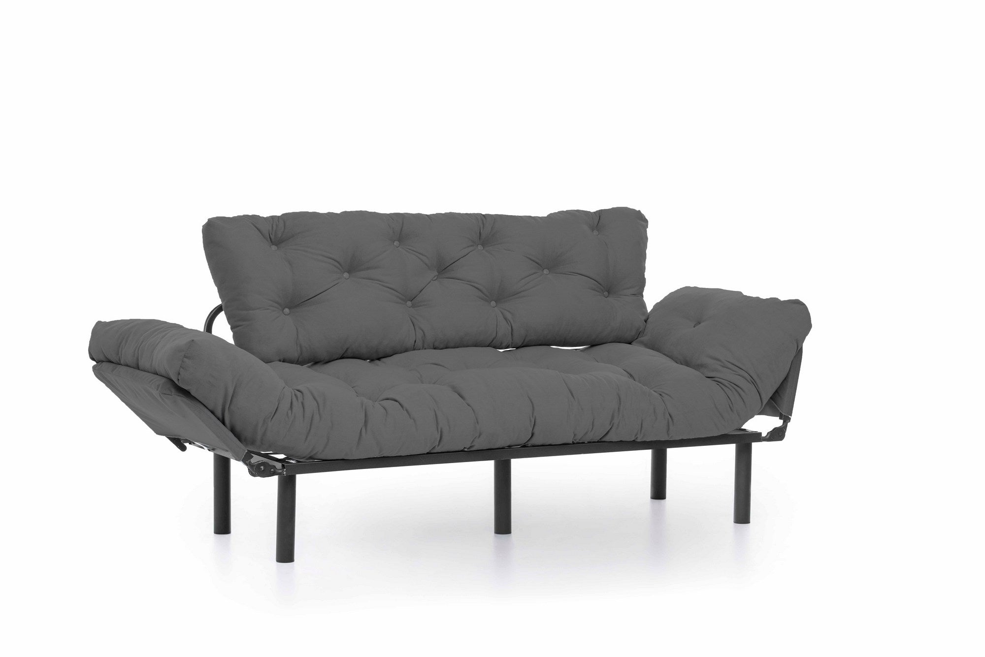 Asir Divano Letto 3 posti in tessuto Nitta Grigio
