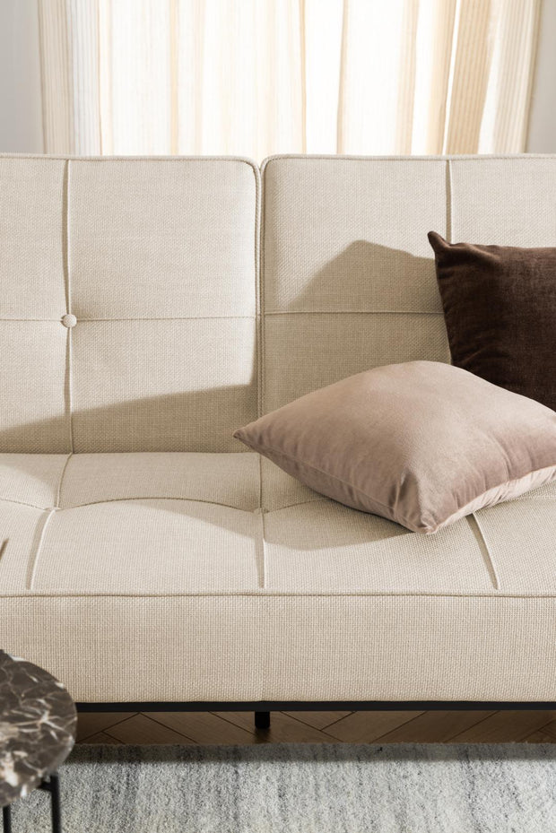 Actona Divano Letto 3 posti in tessuto Perugia Beige