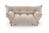 Halmar Divano Letto 3 posti in tessuto Pillow Beige