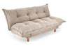 Halmar Divano Letto 3 posti in tessuto Pillow Beige