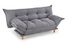 Halmar Divano Letto 3 posti in tessuto Pillow Grigio