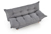 Halmar Divano Letto 3 posti in tessuto Pillow Grigio