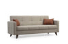 Asir Divano Letto 3 posti in tessuto Polya Beige