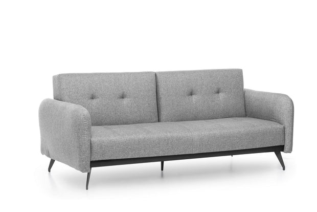Asir Divano Letto 3 posti in tessuto Ron Grigio