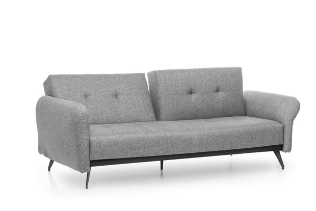 Asir Divano Letto 3 posti in tessuto Ron Grigio