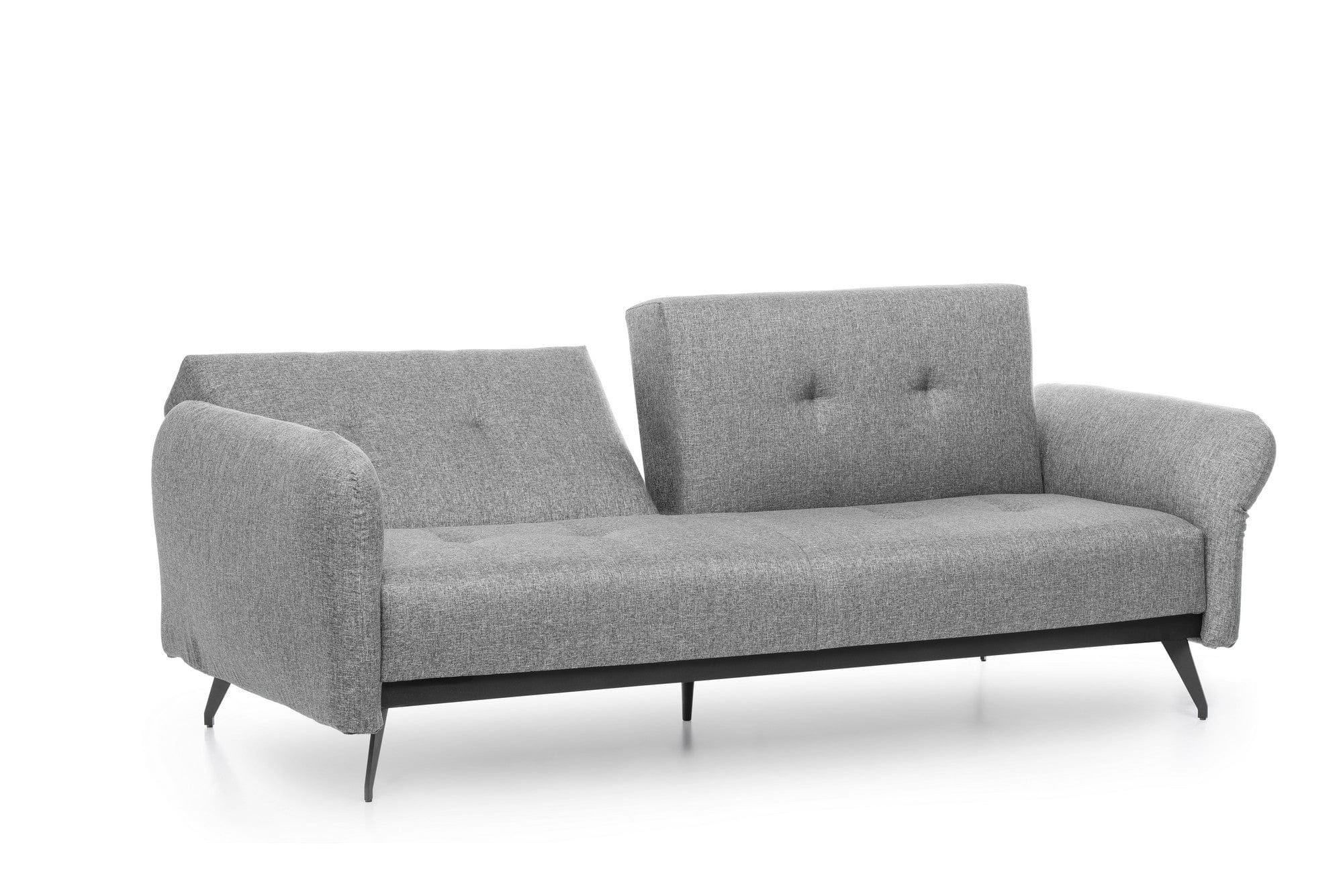 Asir Divano Letto 3 posti in tessuto Ron Grigio