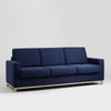 Divano Letto 3 posti in tessuto Scandic Blu (1)