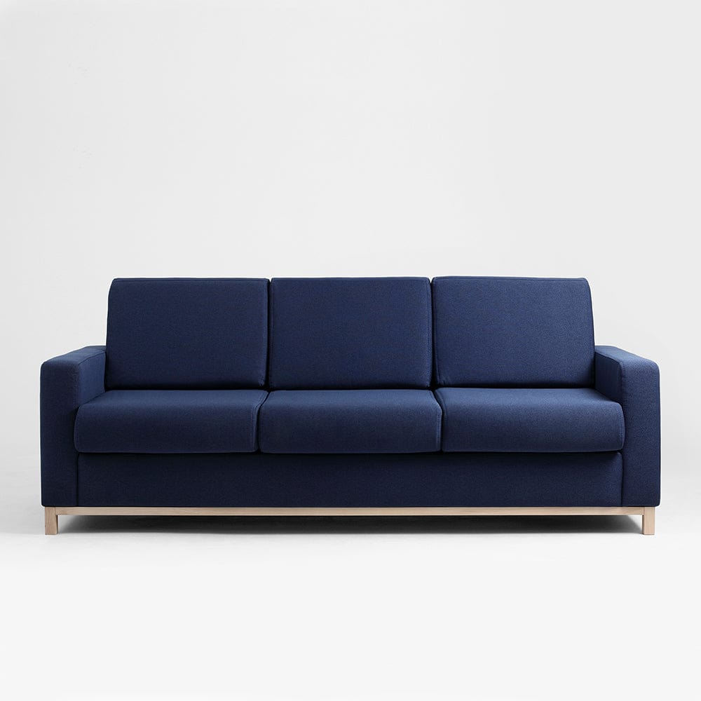 Divano Letto 3 posti in tessuto Scandic Blu (3)