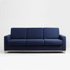 Divano Letto 3 posti in tessuto Scandic Blu (3)
