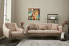 Asir Divano Letto 3 posti in tessuto Simena Beige