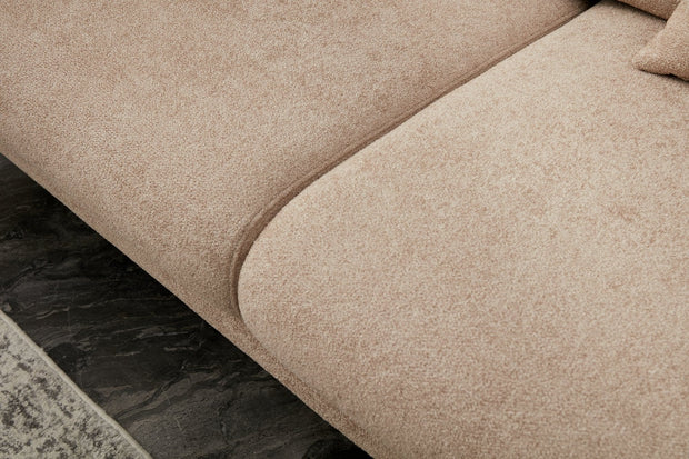 Asir Divano Letto 3 posti in tessuto Simena Beige