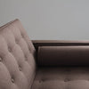 Divano Letto 3 posti in tessuto Topic Marrone (1)