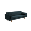 Divano Letto 3 posti in tessuto Topic Wood Olio