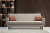 Asir Divano Letto 3 posti in tessuto Zaden Beige