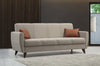Asir Divano Letto 3 posti in tessuto Zaden Beige