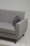 Asir Divano Letto 3 posti in tessuto Zaden Grigio