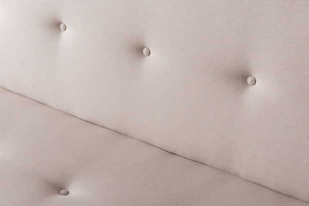 Asir Divano Letto 3 posti in tessuto Zola Crema