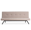 Asir Divano Letto 3 posti in tessuto Zola Crema