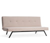 Asir Divano Letto 3 posti in tessuto Zola Crema