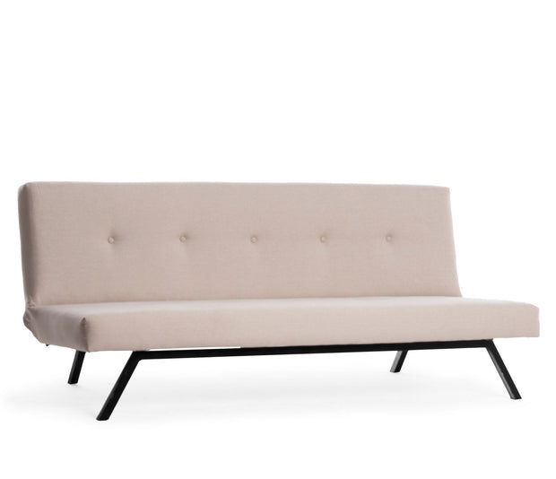 Asir Divano Letto 3 posti in tessuto Zola Crema