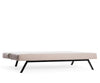 Asir Divano Letto 3 posti in tessuto Zola Crema