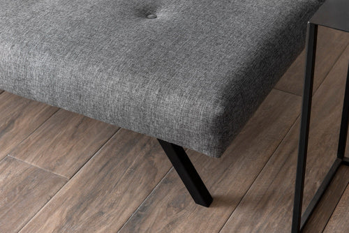 Asir Divano Letto 3 posti in tessuto Zola Grigio