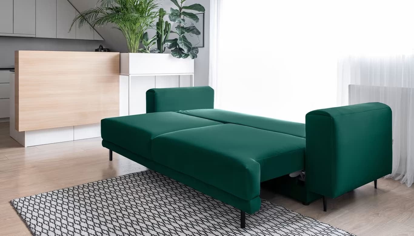 Eltap Divano Letto 3 posti in velluto con contenitore Dalis Velvet