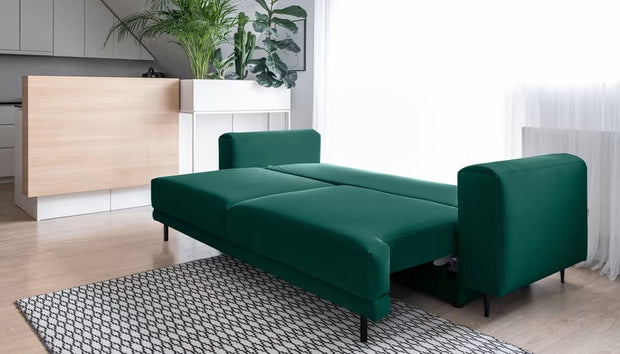 Eltap Divano Letto 3 posti in velluto con contenitore Dalis Velvet