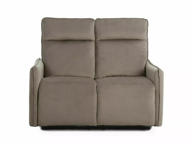 Signal Divano Reclinabile 2 posti in velluto Travis 2 Beige