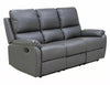 Signal Divano Reclinabile 3 posti in ecopelle Spencer 3 Buffalo Grigio