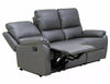 Signal Divano Reclinabile 3 posti in ecopelle Spencer 3 Buffalo Grigio