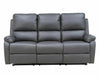 Signal Divano Reclinabile 3 posti in ecopelle Spencer 3 Buffalo Grigio