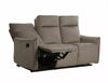 Signal Divano Reclinabile 3 posti in velluto Travis 3 Beige