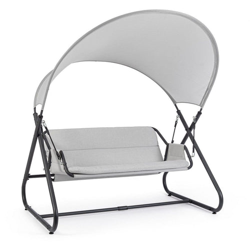 Bizzotto Dondolo da giardino Arkell Grigio