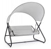 Bizzotto Dondolo da giardino Arkell Grigio