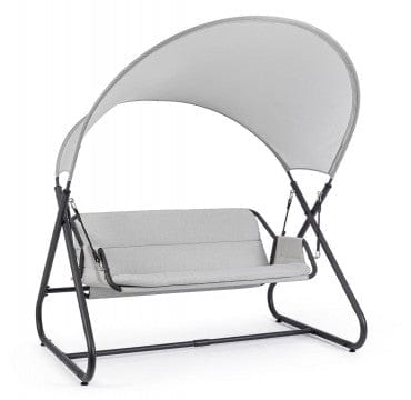 Bizzotto Dondolo da giardino Arkell Grigio