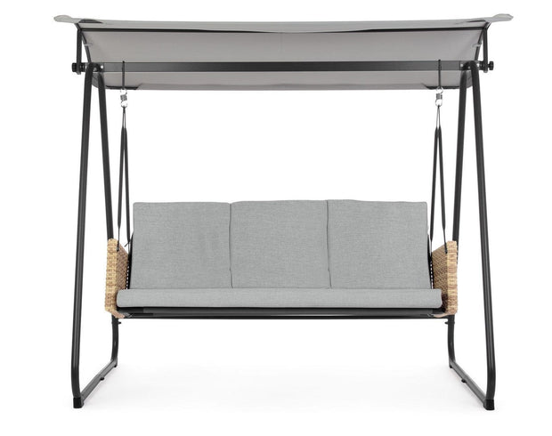 Bizzotto Dondolo da giardino Easy Grigio