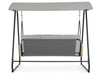 Bizzotto Dondolo da giardino Easy Grigio