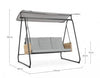 Bizzotto Dondolo da giardino Easy Grigio