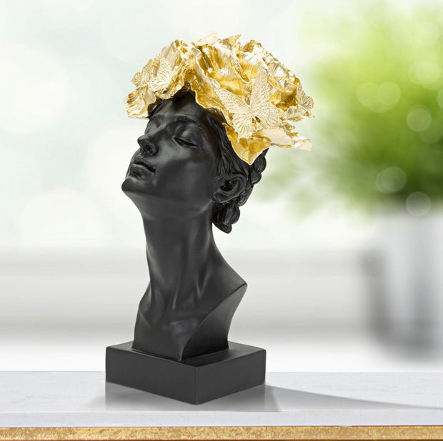 Mauro Ferretti Donna C/Farfalle In Testa cm 21x20x36,5