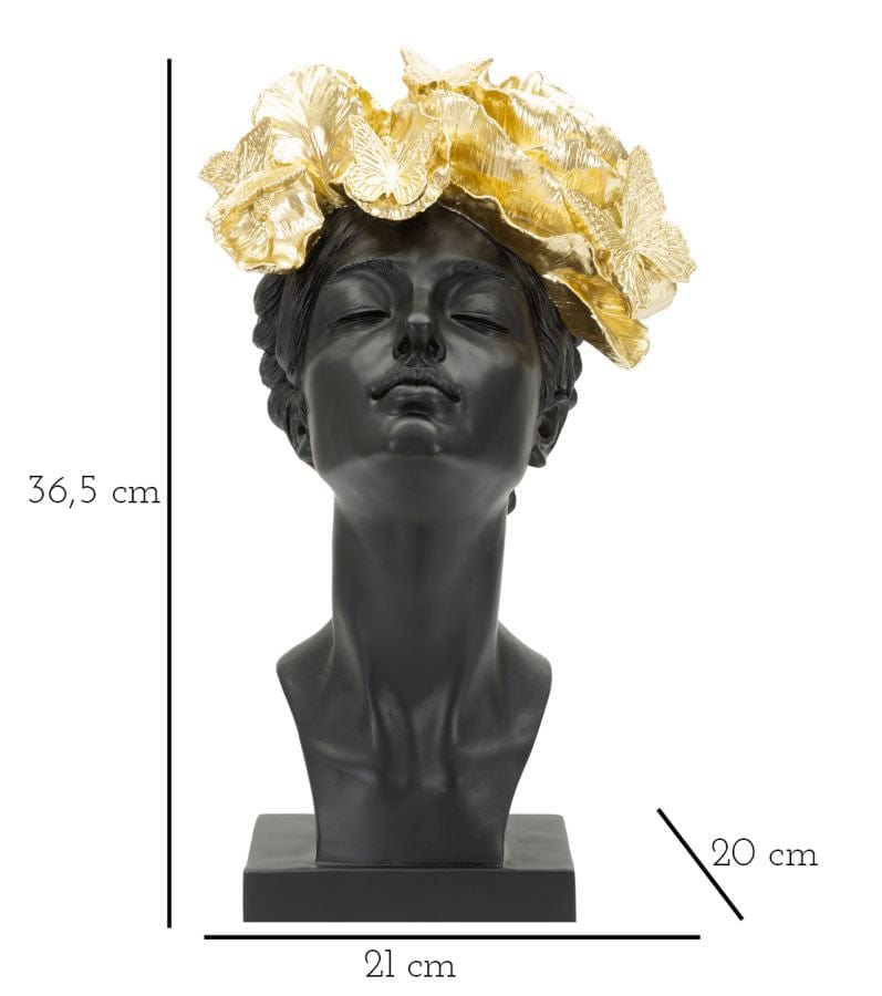 Mauro Ferretti Donna C/Farfalle In Testa cm 21x20x36,5