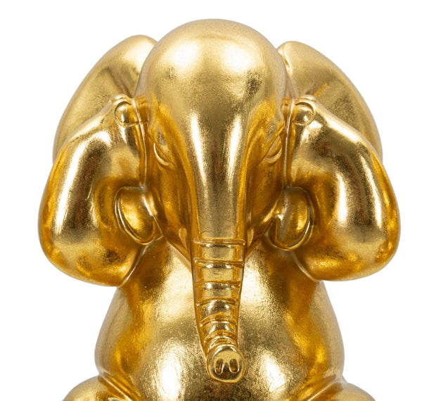 Mauro Ferretti Elefante Non Vedo/Non Sento/ Non Parlo Set 3 Pz cm Ø 15,5x20,5