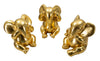 Mauro Ferretti Elefante Non Vedo/Non Sento/ Non Parlo Set 3 Pz cm Ø 15,5x20,5