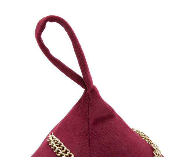 Mauro Ferretti F/Porte Triangle Bordeaux cm 14x14x20