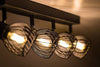 RabaLux Faretto da soffitto Aberama 73004 Nero