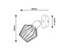 RabaLux Faretto da soffitto Belano 3534 Nero