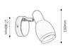 RabaLux Faretto da soffitto Elite 6060 Cromo